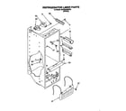 Whirlpool 3XARG484WP02 refrigerator liner diagram
