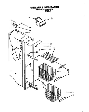 Freezer liner