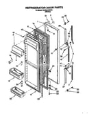Refrigerator door