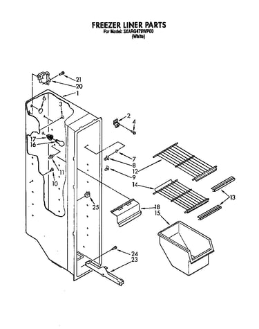 Freezer liner