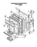 Refrigerator door