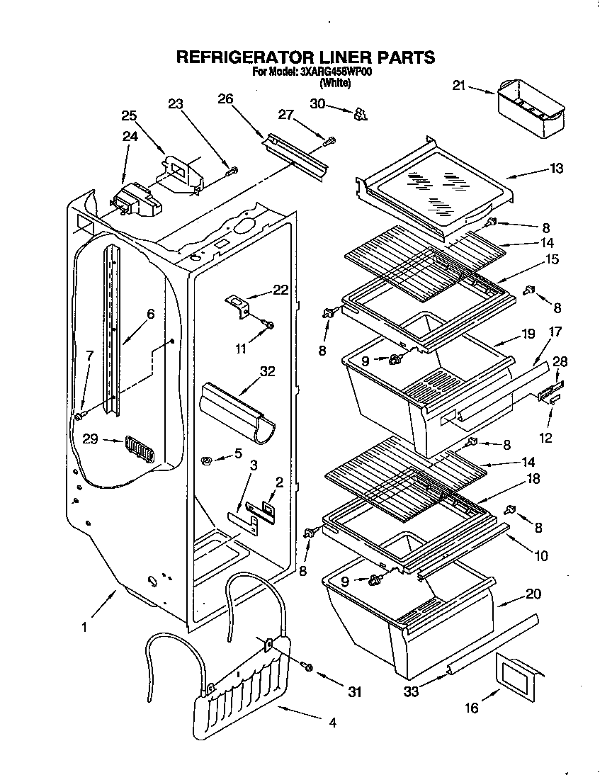 Refrigerator liner