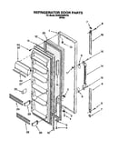 Refrigerator door