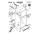 Whirlpool 3XARG457WP00 cabinet diagram