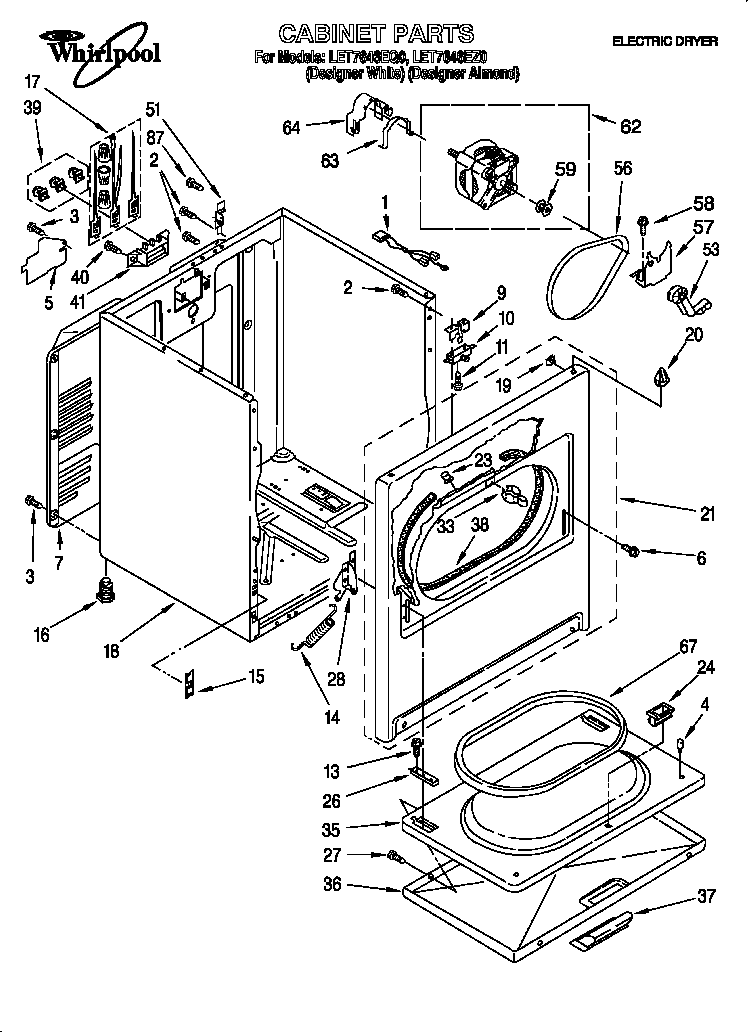Parts diagram