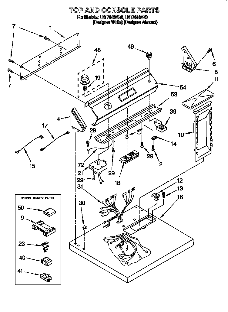Parts diagram