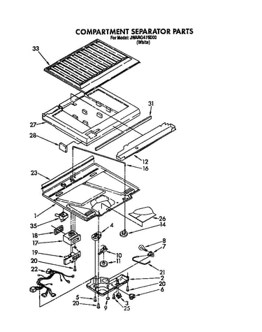 Compartment separator