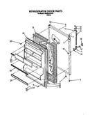 Refrigerator door