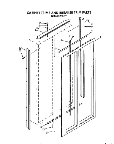 Cabinet trims and breaker trim