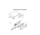 Whirlpool ARG4901 top grille and unit cover diagram