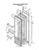 Refrigerator door