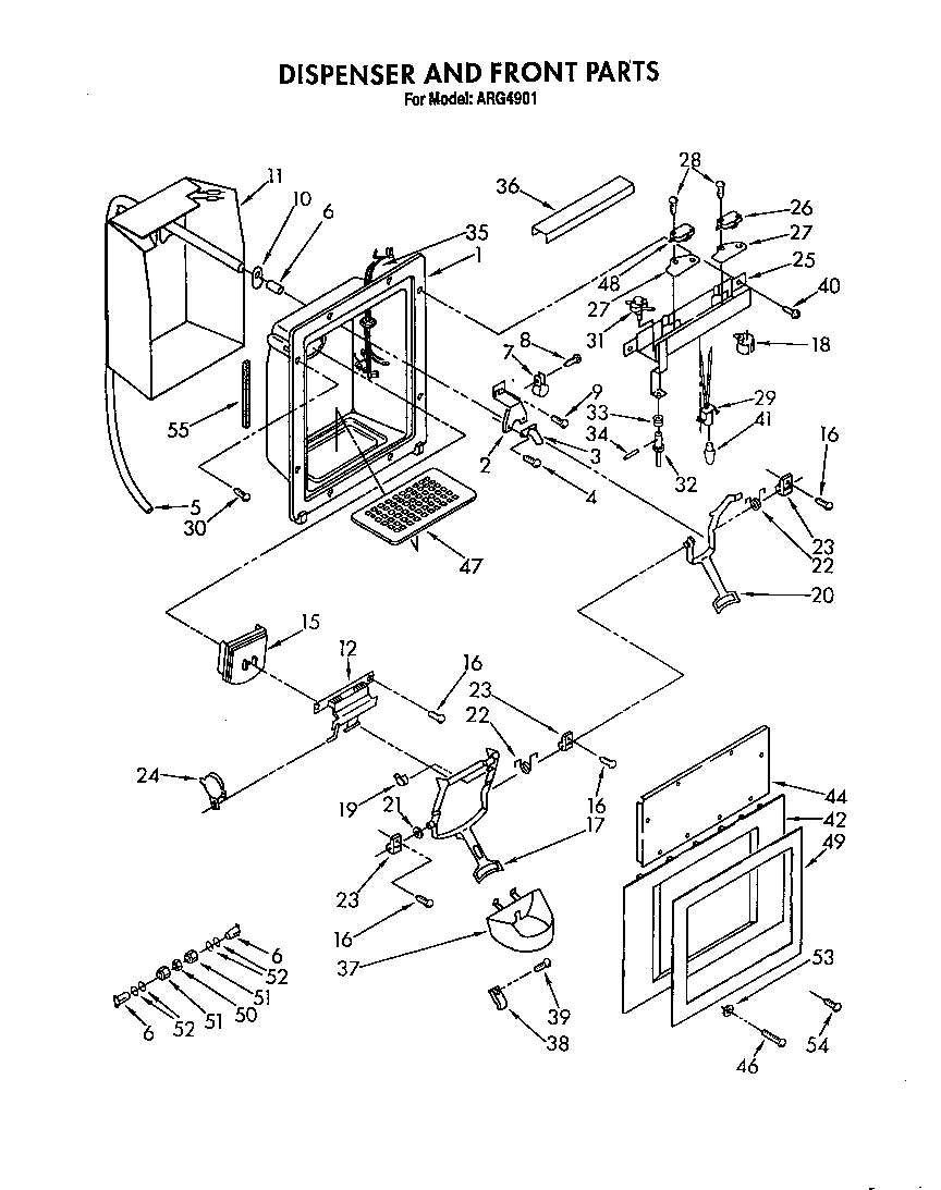 DISPENSER AND FRONT