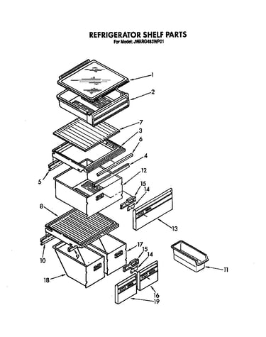 Refrigerator shelf