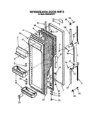 Refrigerator door