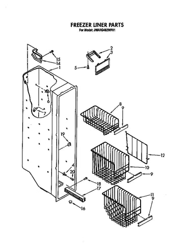 Freezer liner