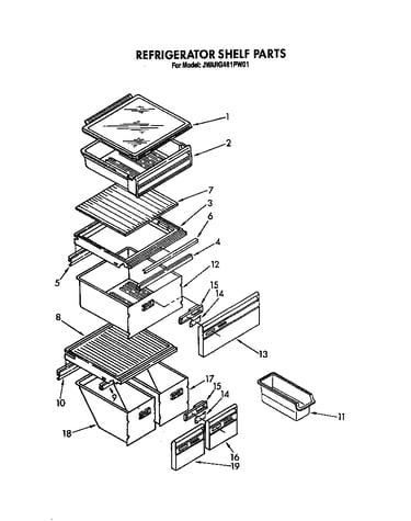 Refrigerator shelf