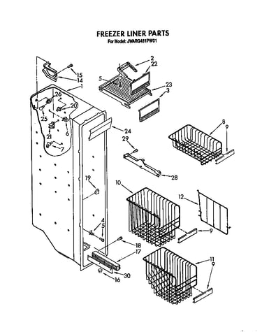 Freezer liner