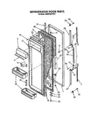 Refrigerator door