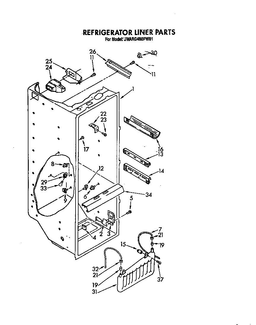 Refrigerator liner