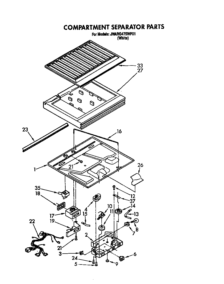Compartment separator