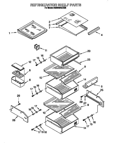 Refrigerator shelf