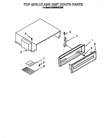 Top grille and unit cover