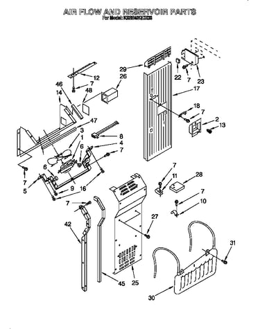 Air flow and reservoir