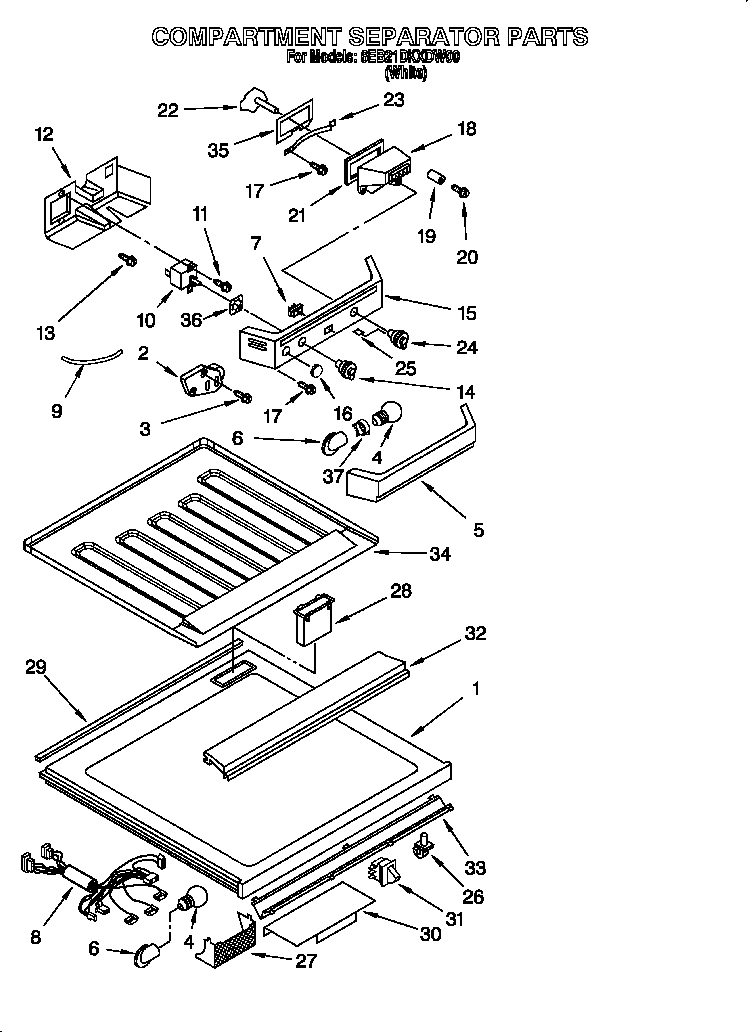 Compartment separator
