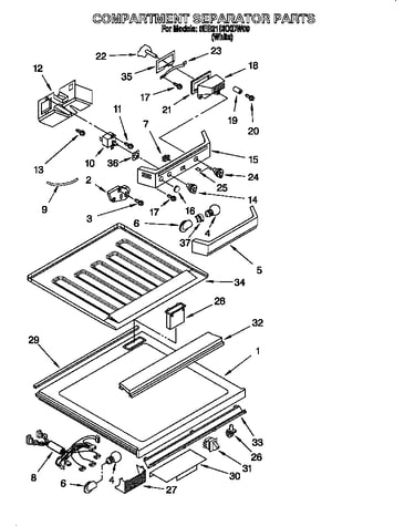 Compartment separator