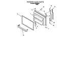 Bauknecht 3XKVN600000 freezer door diagram