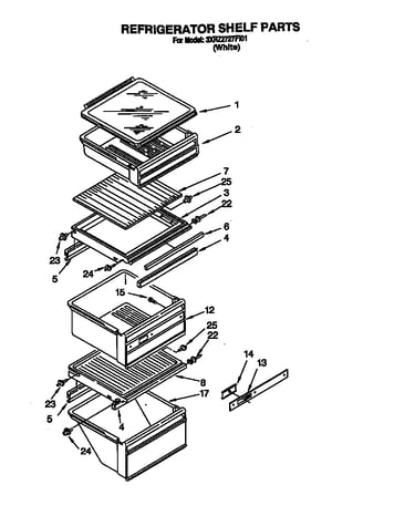 Refrigerator shelf