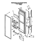 Refrigerator door