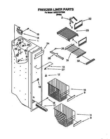 Freezer liner