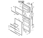 Roper RT18EKREW02 door diagram