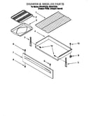 Drawer and broiler
