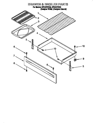 Drawer and broiler