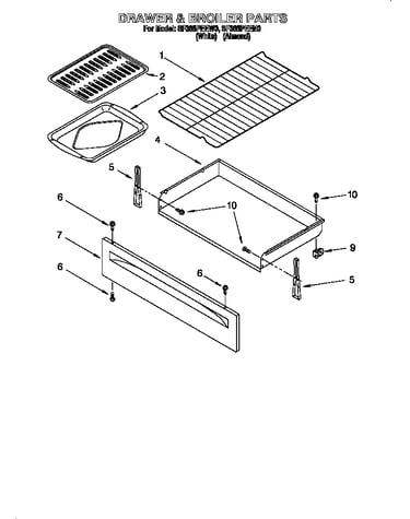Drawer and broiler