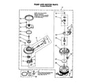Whirlpool DP8700XTW2 pump and motor diagram