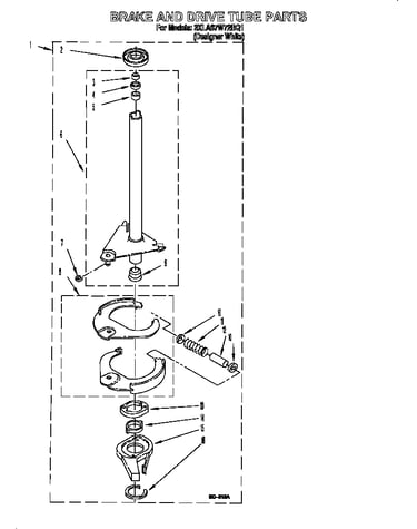 Brake and drive tube