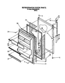 Refrigerator door
