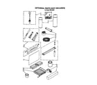 Whirlpool BR51IMW1 optional parts (not included) diagram