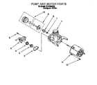 Roper RUD4300DQ2 pump and motor diagram