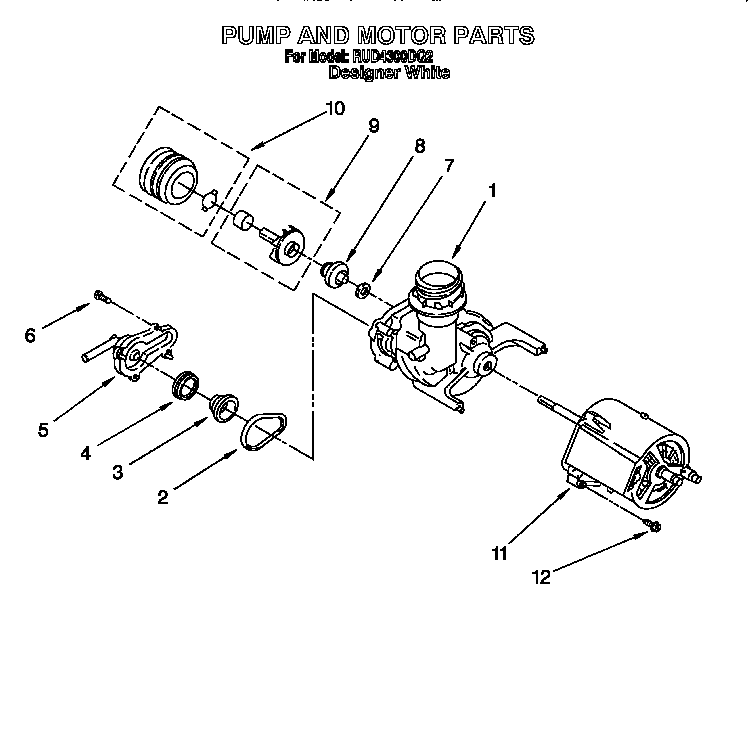 Pump and motor