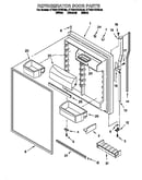 Refrigerator door