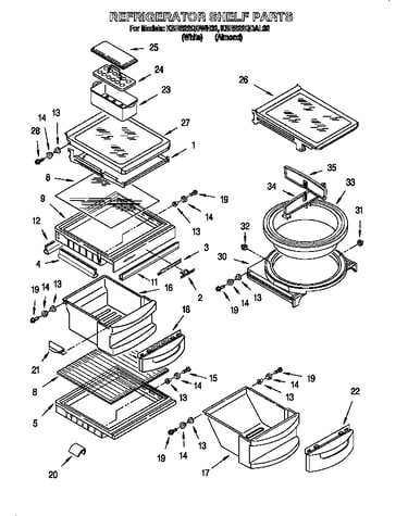 Refrigerator shelf