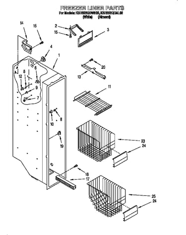 Freezer liner
