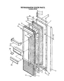 Refrigerator door