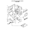 Whirlpool ACQ052XZ0 air flow and control diagram