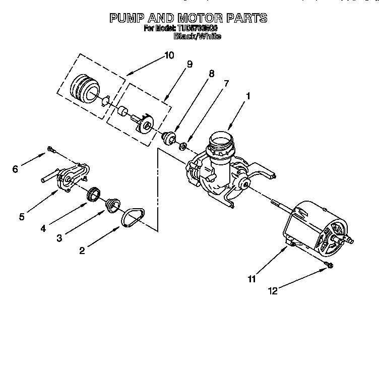 Pump and motor