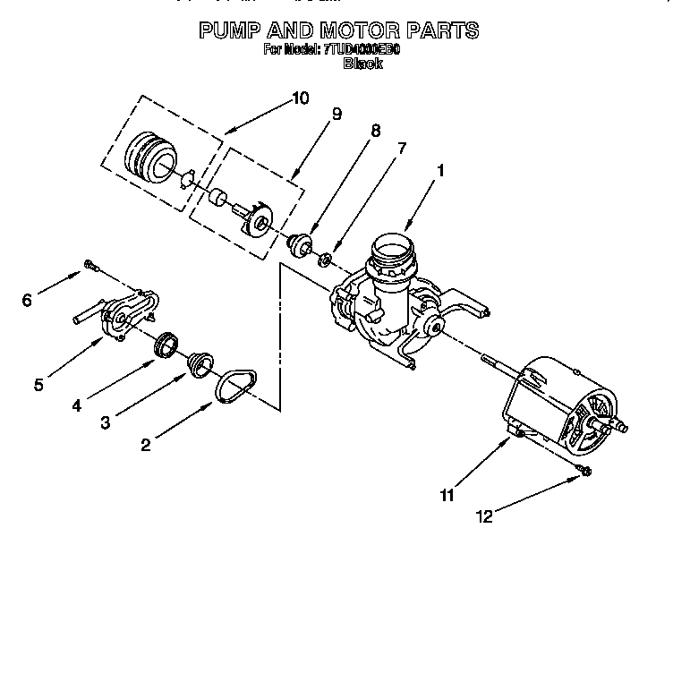 Pump and motor